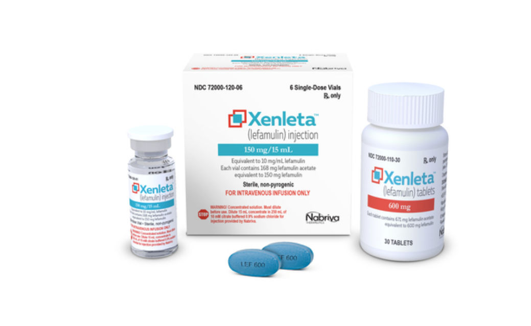 Nabriva's Xenleta (lefamulin) Receives FDA's Approval for the Treatment of Community-Acquired Bacterial Pneumonia in Adults