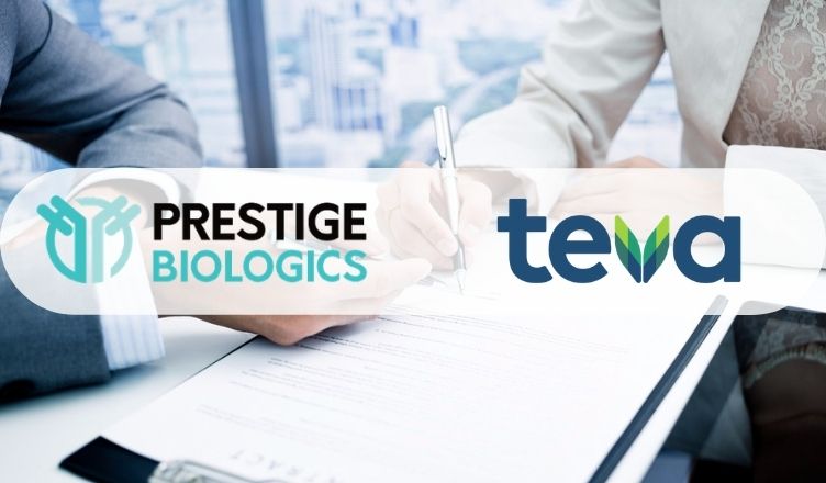 Prestige Signs an Exclusive Agreement with Teva to Commercialize Tuznue (biosimilar- trastuzumab) in Israel