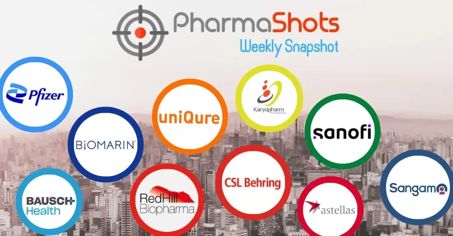 PharmaShots Weekly Snapshots (February 07-11, 2022)