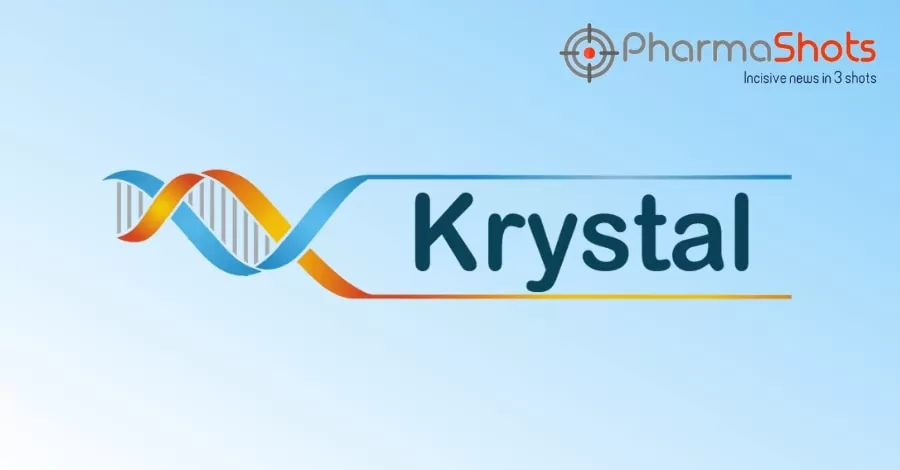 Krystal Biotech Reports the First Patient Dosing of KB407 in P-I Clinical Trial for the Treatment of Cystic Fibrosis
