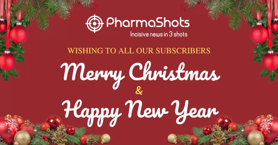 PharmaShots Wishing You Merry Christmas and a Happy New Year