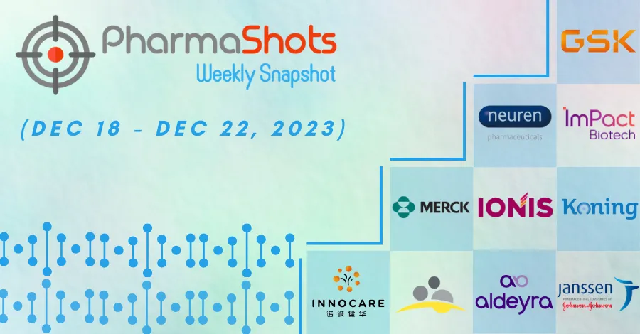 PharmaShots Weekly Snapshots (December 18 – December 22, 2023)