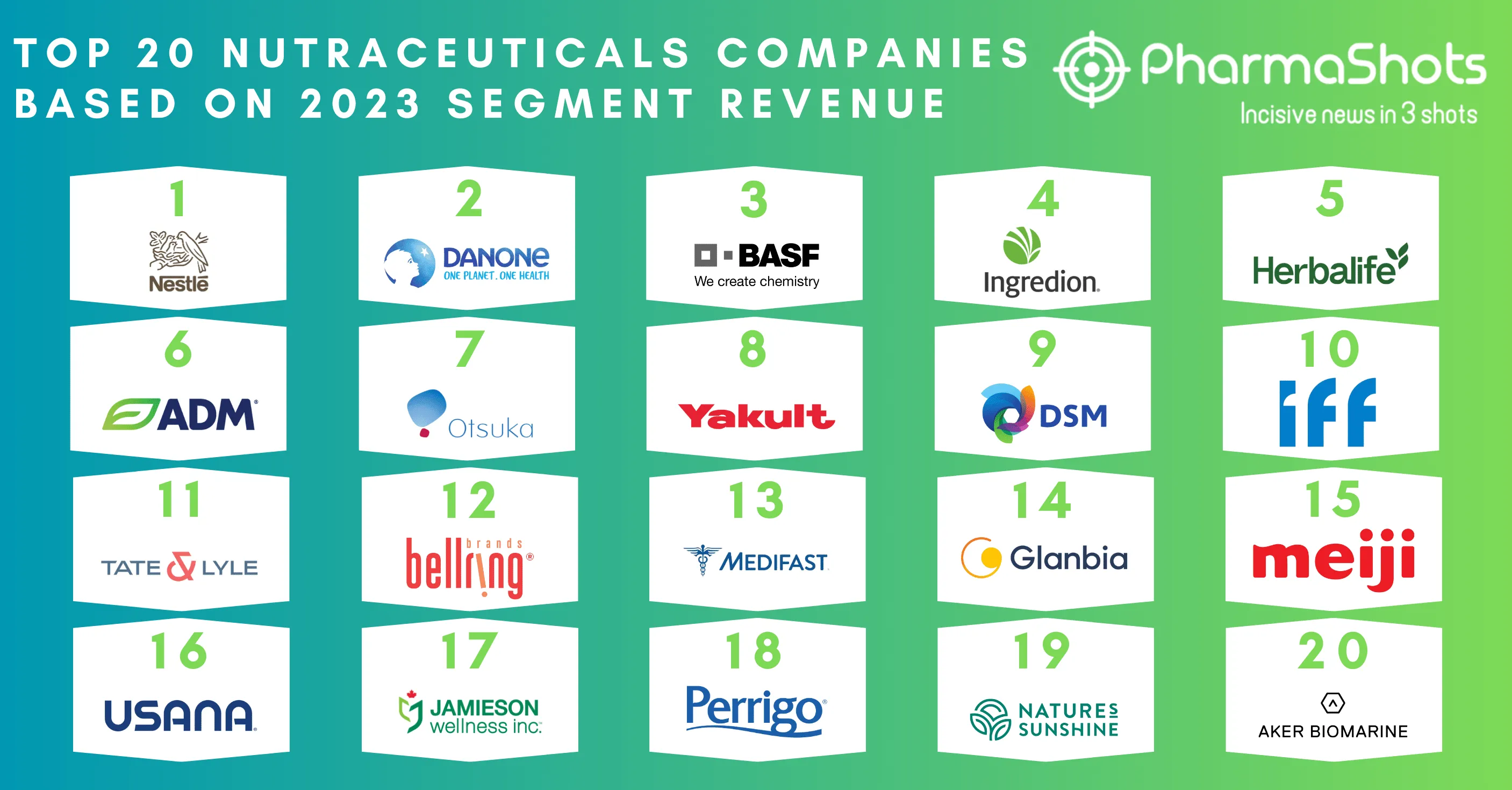 Top 20 Nutraceutical Companies of 2024