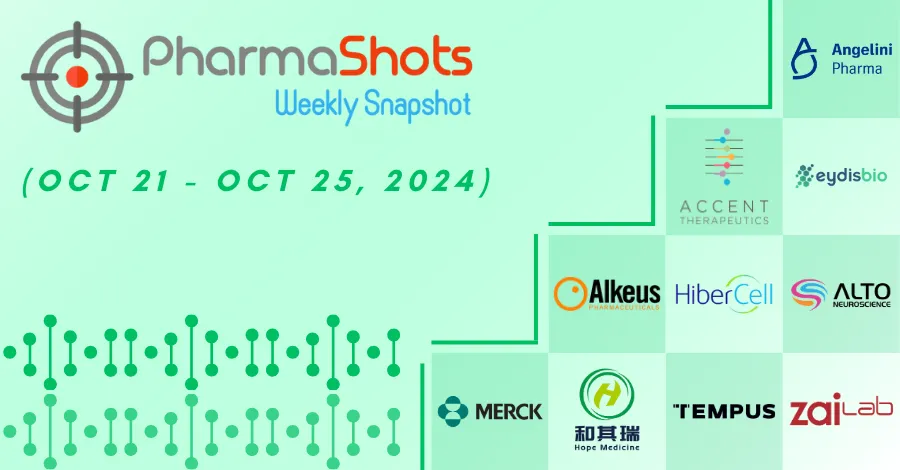 PharmaShots Weekly Snapshots (October 21 – October 25, 2024)