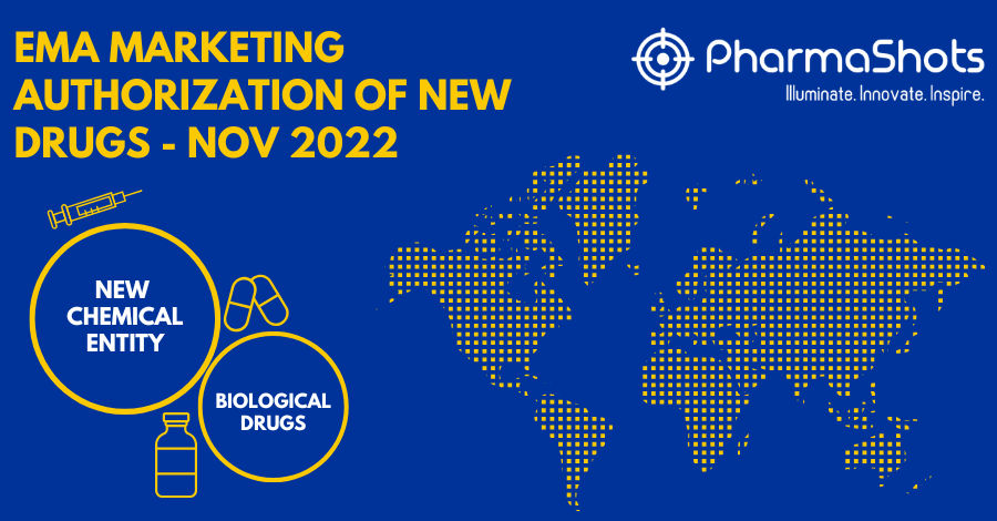 Insights+ EMA Marketing Authorization of New Drugs in November 2022