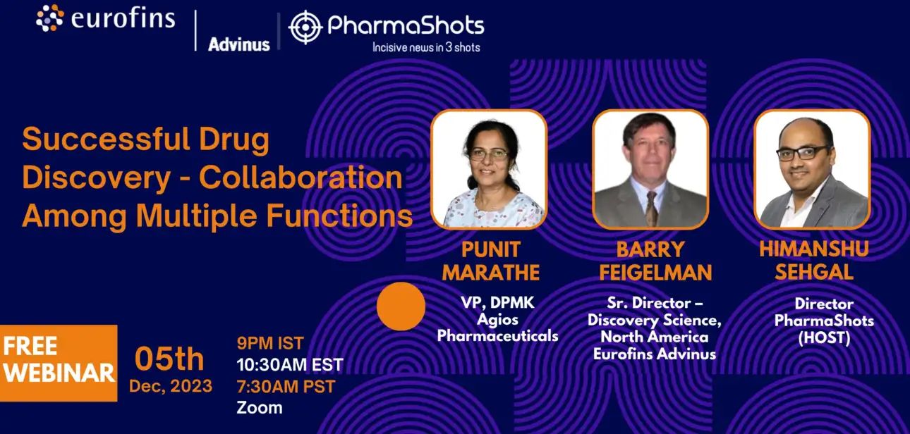 Exclusive Webinar Successful Drug Discovery- Collaboration Among Multiple Functions