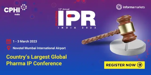 Pharma IPR Conference 2023 The 12th Annual Pharma Intellectual Property Rights