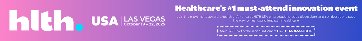 HLTH USA 2025 PharmaShots Banner